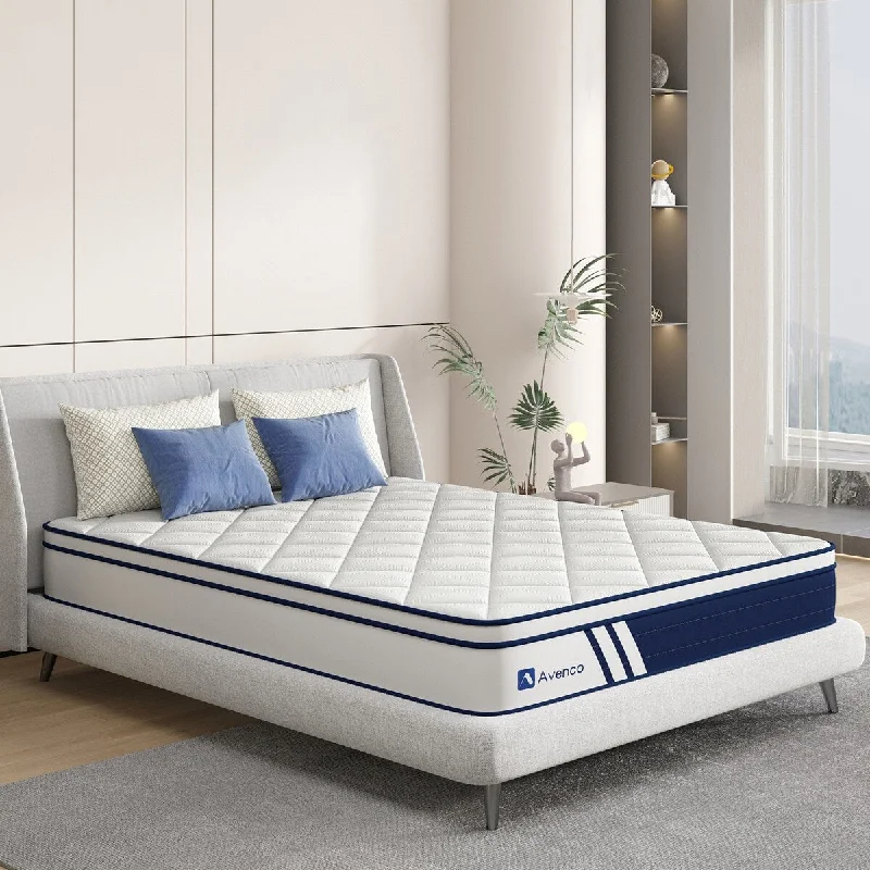 Innerspring mattresses with coil counts for supportAvenco 10'' Cooling Gel Medium Hybrid Mattress Innerspring mattresses with coil counts for supportAvenco 10'' Cooling Gel Medium Hybrid Mattress