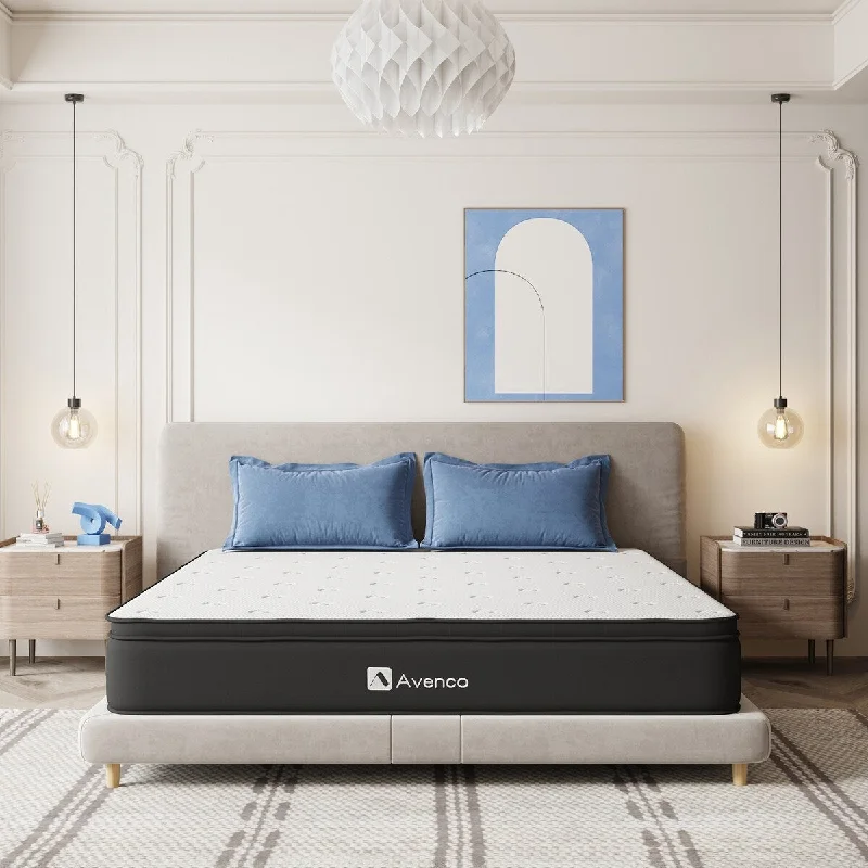 Polyester - foam mattresses for budget - friendly optionsAvenco 10'' Gel Memory Foam and Pocketed Springs Hybrid Mattress in a Box Polyester - foam mattresses for budget - friendly optionsAvenco 10'' Gel Memory Foam and Pocketed Springs Hybrid Mattress in a Box