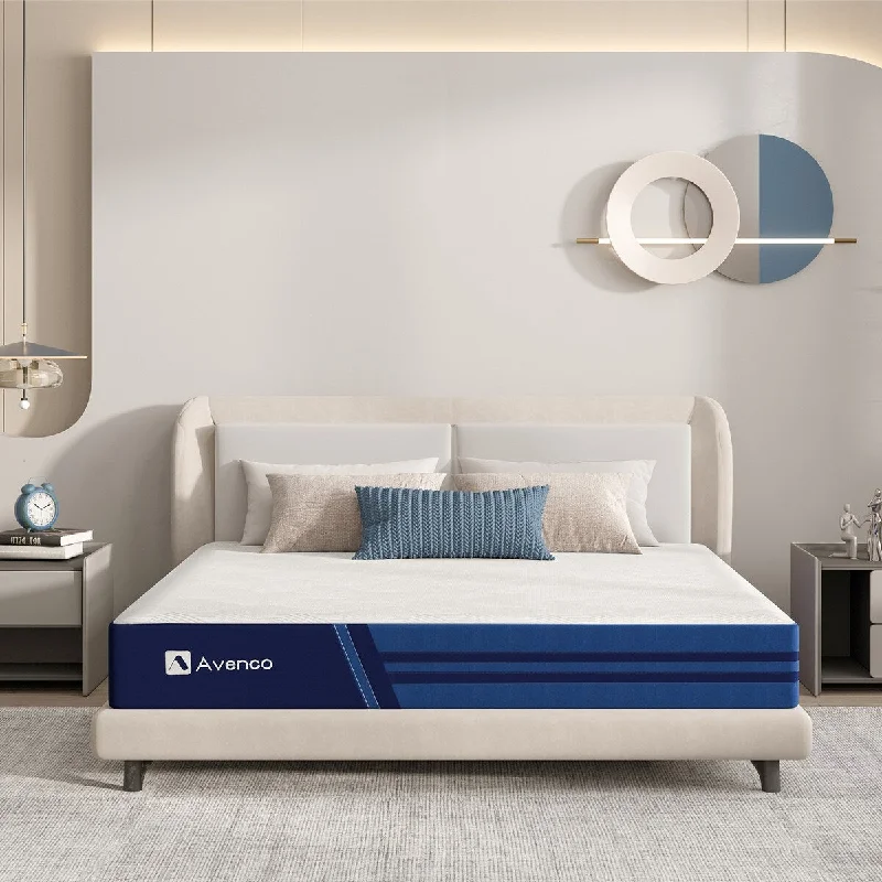 Latex mattresses with natural bounce and breathabilityAvenco 8-inch Medium cooling Gel Memory Foam Mattress in a Box Latex mattresses with natural bounce and breathabilityAvenco 8-inch Medium cooling Gel Memory Foam Mattress in a Box