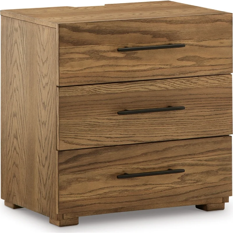 Gel - infused memory foam mattresses for cooler sleepDakmore Nightstand - Brown