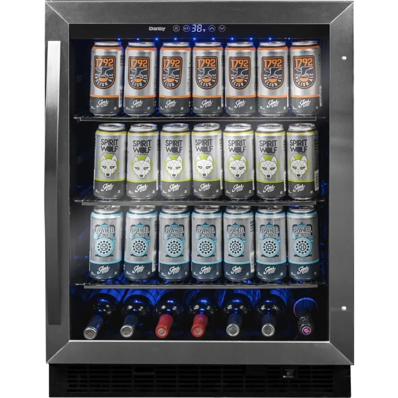 Wool - filled mattresses for natural insulation and moisture - wickingDanby Beverage Cooler (DBC057A1BSS) - Stainless Steel Wool - filled mattresses for natural insulation and moisture - wickingDanby Beverage Cooler (DBC057A1BSS) - Stainless Steel