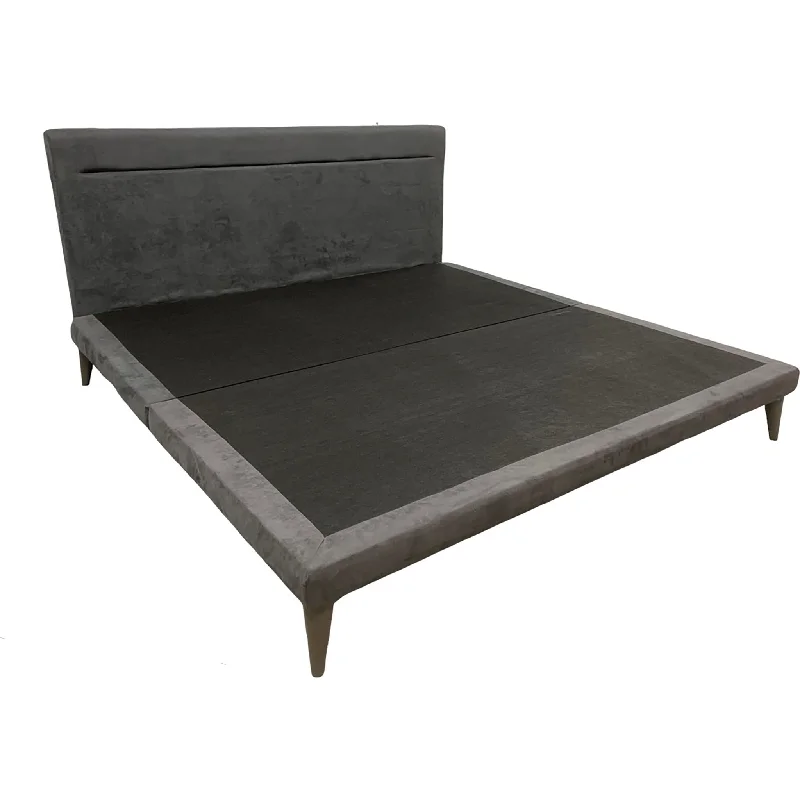 Innerspring mattresses with coil counts for supportDanita King Platform Bed - Suedine Charcoal