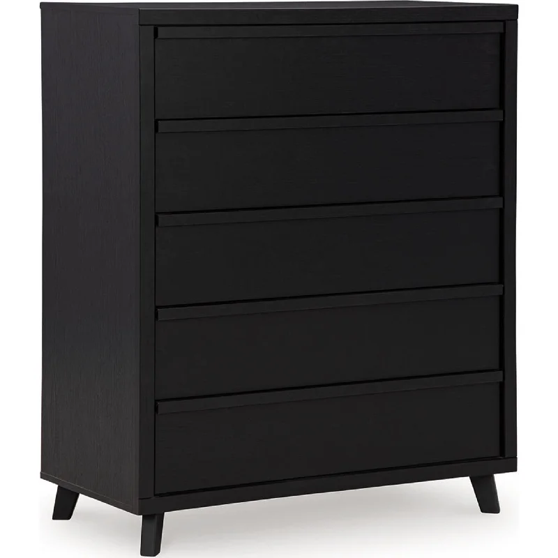 Innerspring mattresses with coil counts for supportDanziar Chest - Black