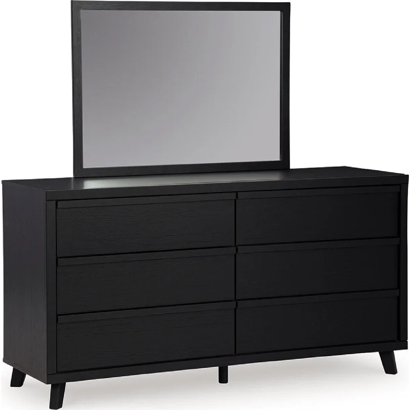 Wool - filled mattresses for natural insulation and moisture - wickingDanziar Dresser and Mirror - Black Wool - filled mattresses for natural insulation and moisture - wickingDanziar Dresser and Mirror - Black