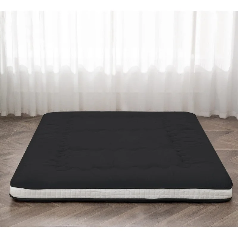 Natural latex and organic cotton blend mattressesJapanese Floor Futon Mattress Extra Thick Folding Roll Up Bed Topper Mat for Guest,Lounger and Tavel Natural latex and organic cotton blend mattressesJapanese Floor Futon Mattress Extra Thick Folding Roll Up Bed Topper Mat for Guest,Lounger and Tavel