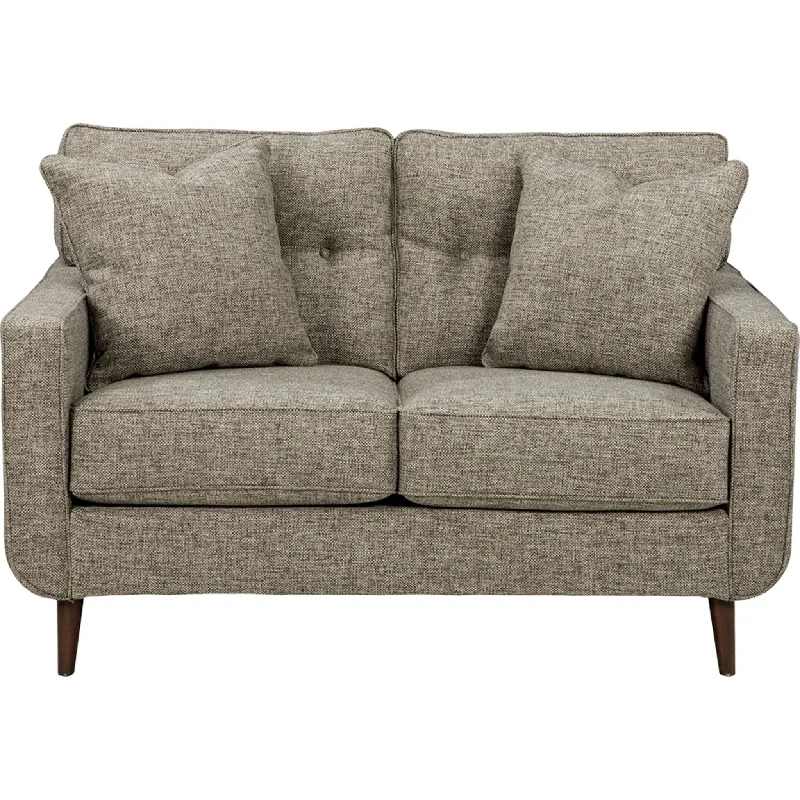 Gel - infused memory foam mattresses for cooler sleepDahra Loveseat - Jute