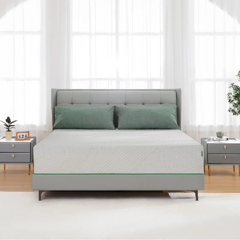 Gel - infused memory foam mattresses for cooler sleepNovilla 10-inch Gel Memory Foam Mattress in a Box
