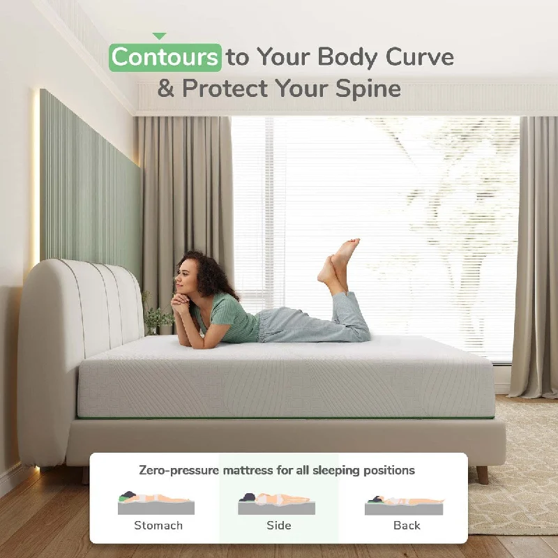 Queen - size mattresses for couples and standard bedroomsNovilla 12-inch Medium Foam Mattress