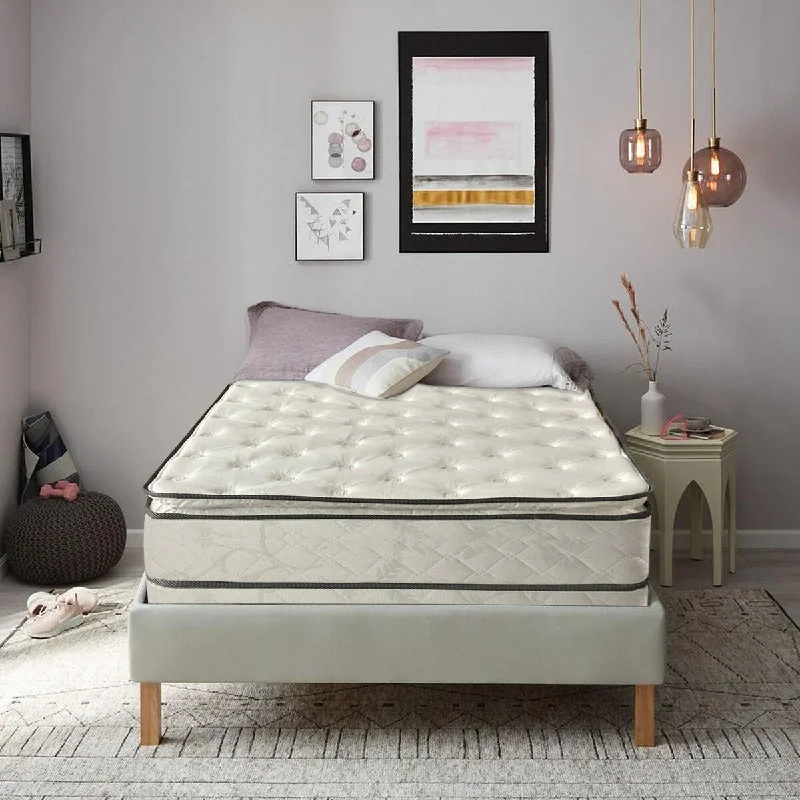 Memory foam mattresses for pressure relief and contouringOnetan 10-in. Pillow-top Innerspring Mattress and 4-in. Box Spring Memory foam mattresses for pressure relief and contouringOnetan 10-in. Pillow-top Innerspring Mattress and 4-in. Box Spring