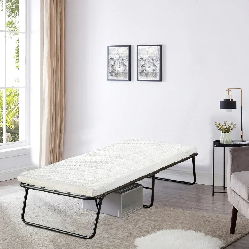 Natural latex and organic cotton blend mattressesOnetan, 14” Folding Bed with Luxurious Memory Foam Mattress, Portable Guest Bed Natural latex and organic cotton blend mattressesOnetan, 14” Folding Bed with Luxurious Memory Foam Mattress, Portable Guest Bed