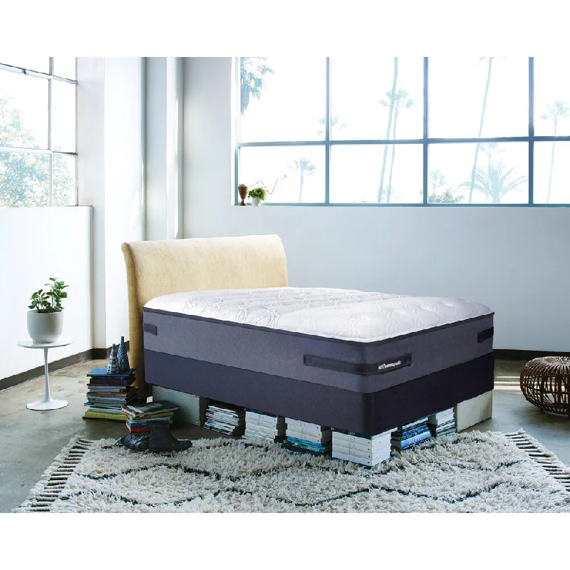 Natural latex and organic cotton blend mattressesSealy Posturepedic Pacheco Pass Plush Twin-size Mattress Set - White