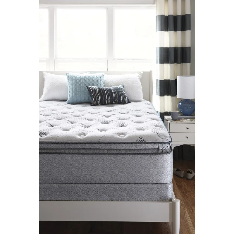 Wool - filled mattresses for natural insulation and moisture - wickingSealy Sand Cove Plush Euro Pillow Top California King-size Mattress - Grey Wool - filled mattresses for natural insulation and moisture - wickingSealy Sand Cove Plush Euro Pillow Top California King-size Mattress - Grey