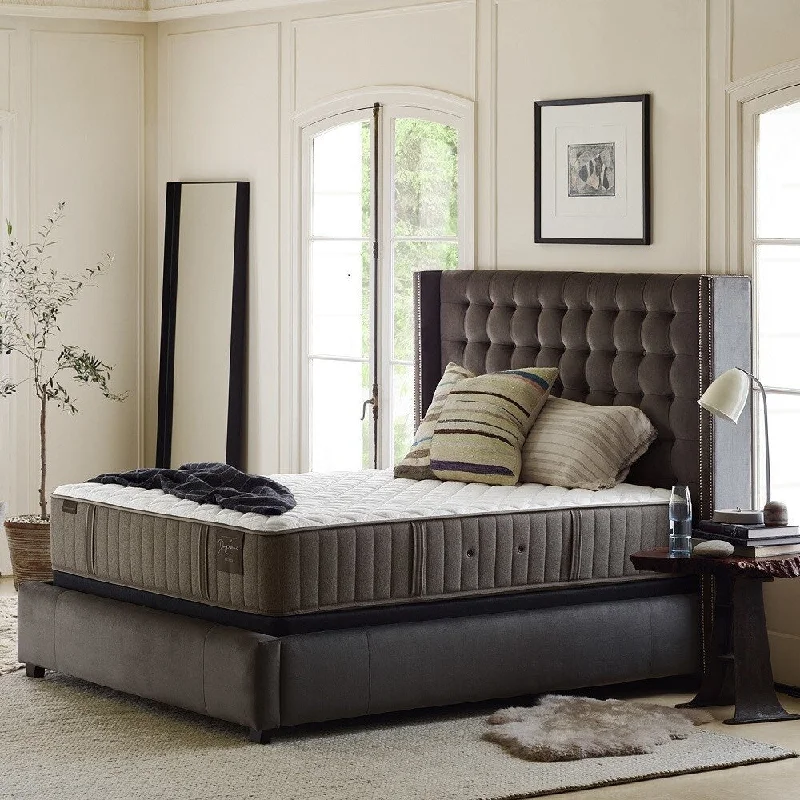 Wool - filled mattresses for natural insulation and moisture - wickingStearns and Foster Scarborough 14.5-inch Firm Mattress Set