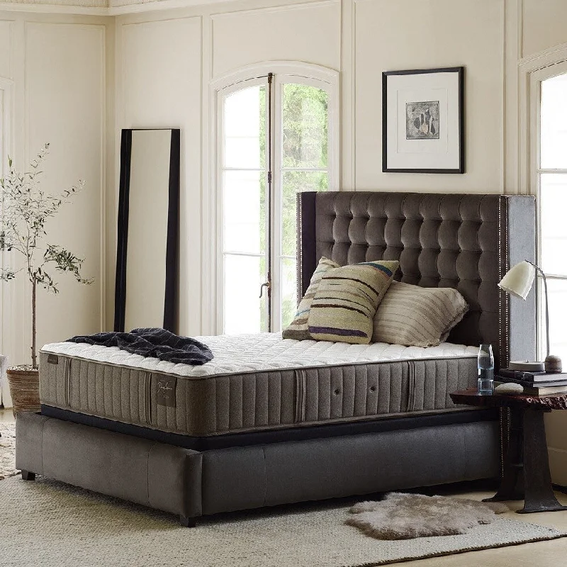 Latex mattresses with natural bounce and breathabilityStearns and Foster Scarborough 14-inch Plush Split California King Mattress Latex mattresses with natural bounce and breathabilityStearns and Foster Scarborough 14-inch Plush Split California King Mattress