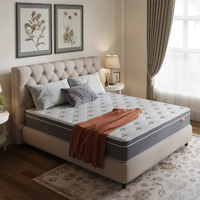 King - size mattresses for spacious master bedroomsSweetnight 10 inch Pocket Spring Hybrid Mattress in a Box King - size mattresses for spacious master bedroomsSweetnight 10 inch Pocket Spring Hybrid Mattress in a Box