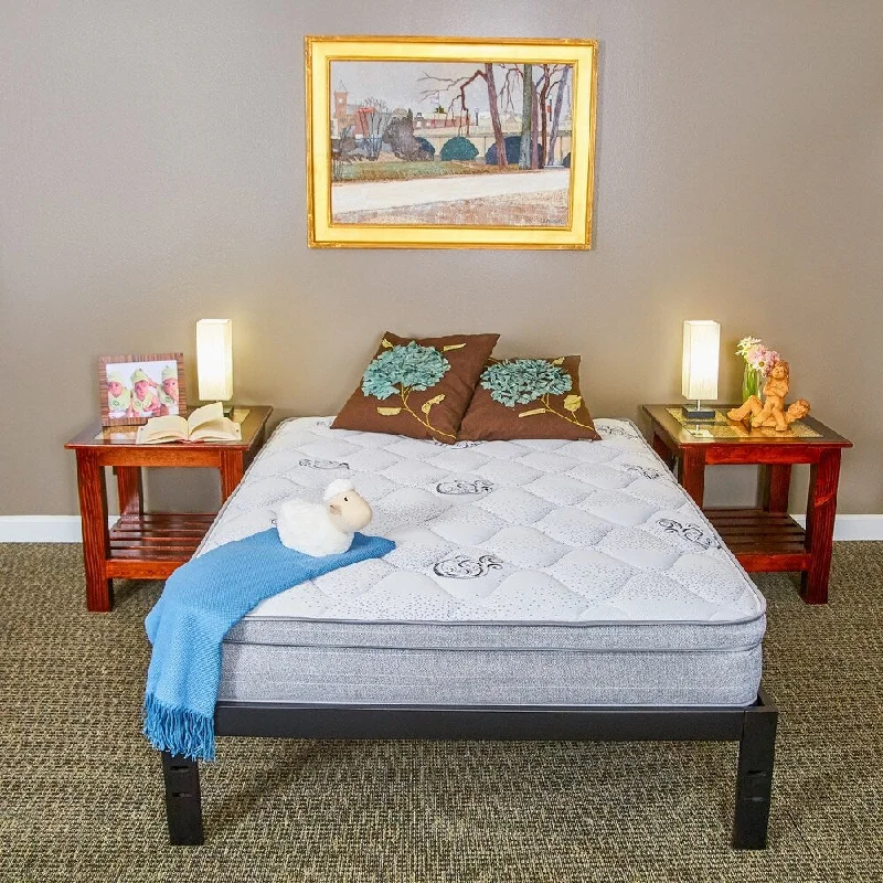 Bamboo - charcoal infused mattresses for odor absorptionWolf Pure and Simple 8-inch Pillow Top Innerspring Mattress Bamboo - charcoal infused mattresses for odor absorptionWolf Pure and Simple 8-inch Pillow Top Innerspring Mattress